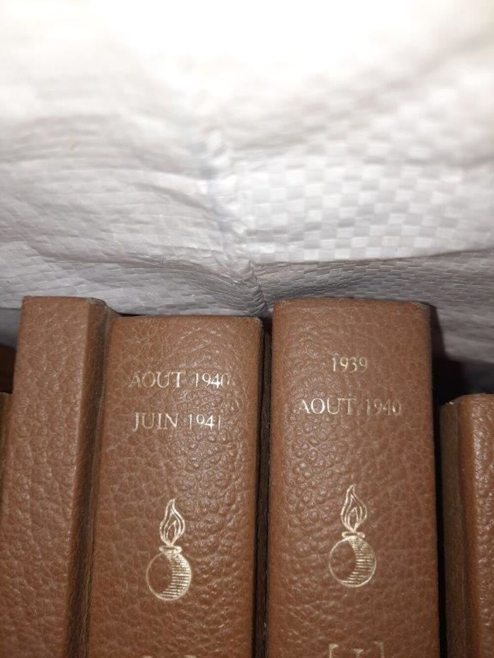 COLLECTION livres reli&eacute;s sur la deuxi&egrave;me guerre mondiale 