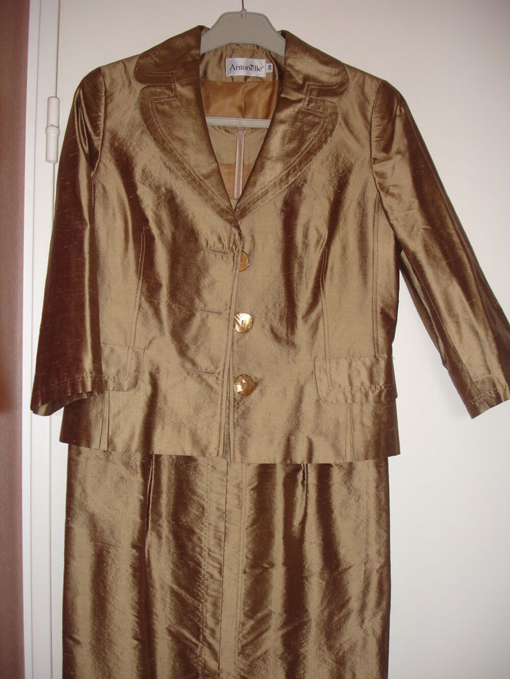Ensemble veste et robe soie sauvage Vêtements