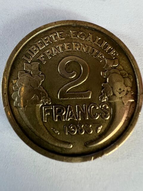 2 Francs 1933. 5 Pierrelaye (95)