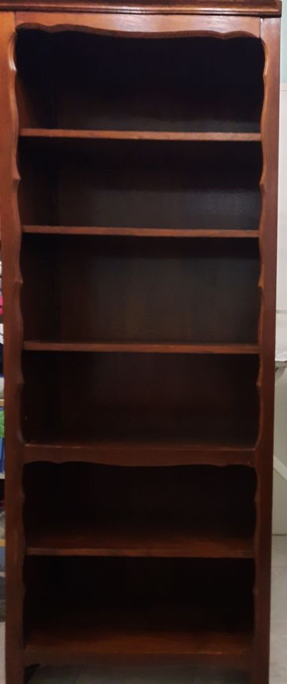 Biblioth&egrave;que bois fonc&eacute; fonc&eacute; Meubles