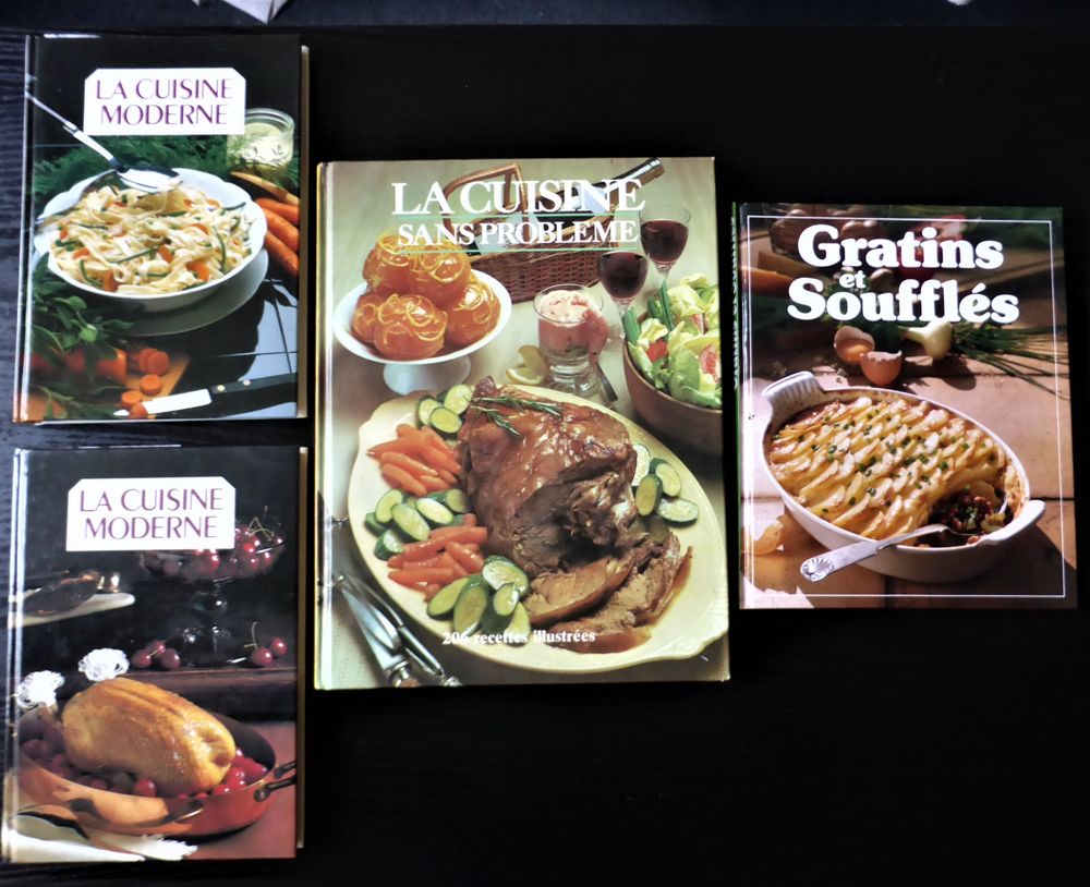 1 lot de 4 livres de cuisine neufs Billetterie
