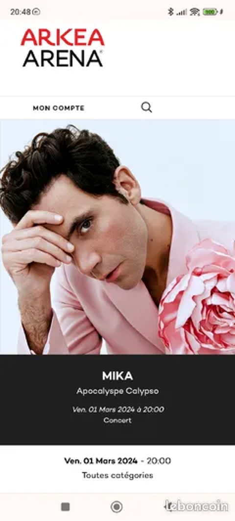 2 places 1�re Cat Mika Bordeaux 90 Pau (64)