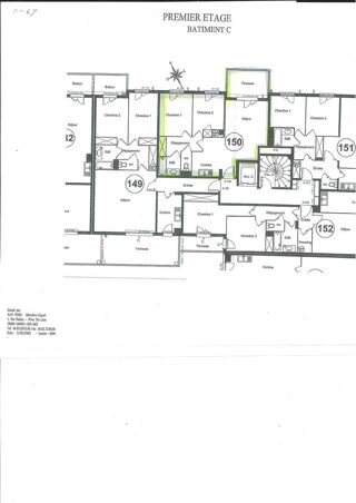  Appartement � vendre 3/4 pi�ces 56 m�