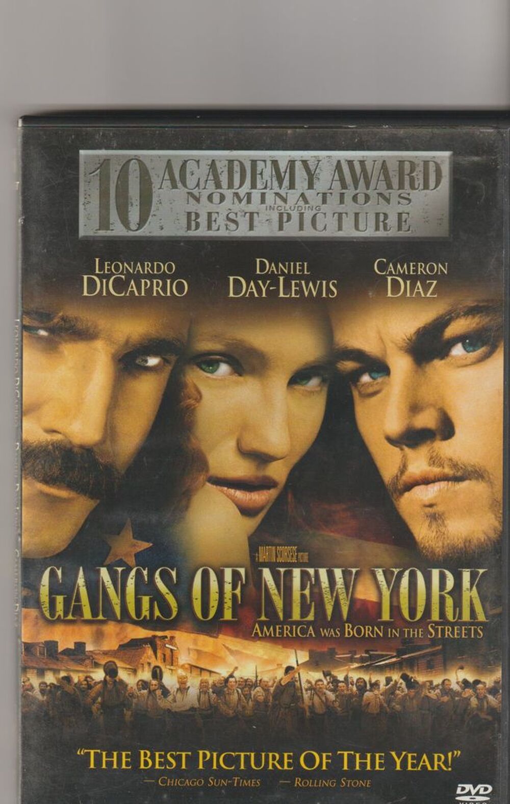 GANGS OF NEW YORK DVD et blu-ray