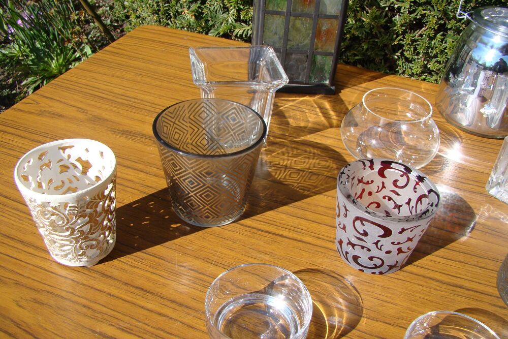 Lot de 12 photophores, lanternes , porte-bougie
Décoration