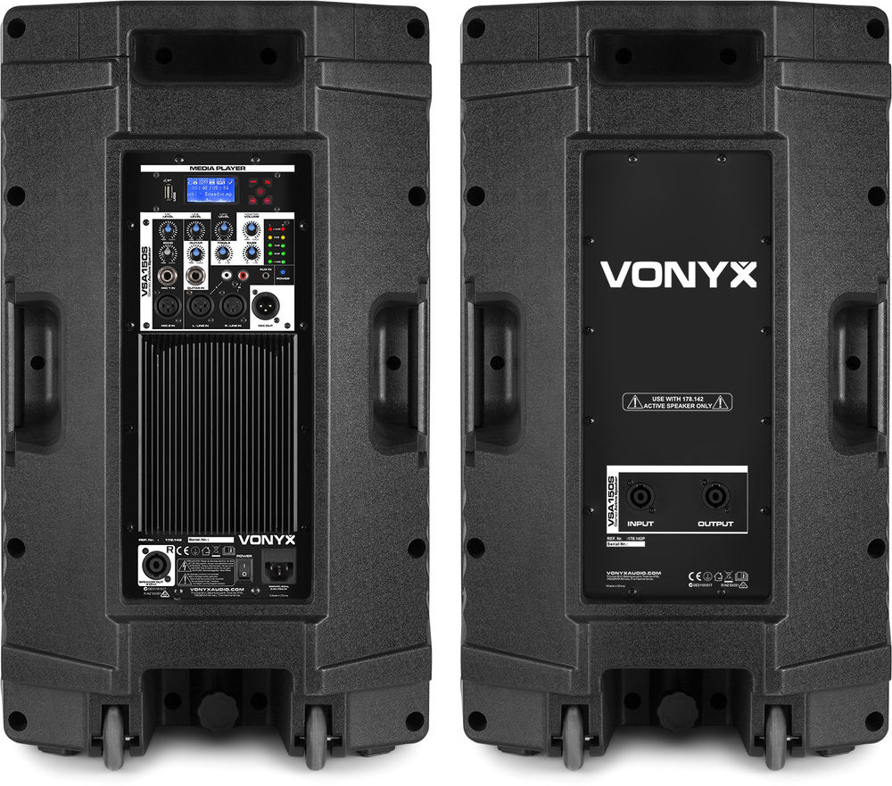 paire d'enceintes marques Wonyx, 1000W, d'occasion. Audio et hifi