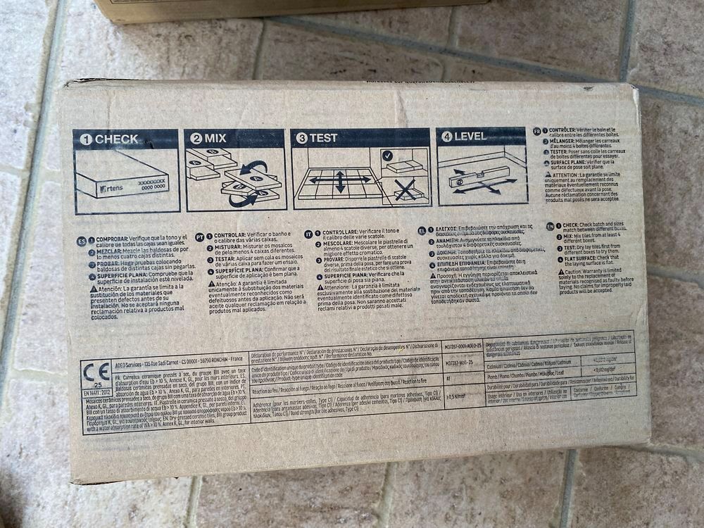 Carrelage SALLE DE BAIN Fa&iuml;ence Bricolage