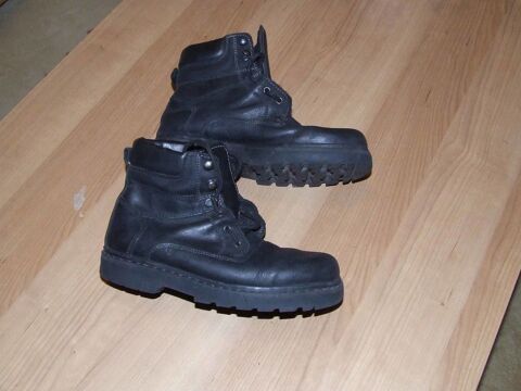   Boots noir, 100% CUIR, Pointure 36 