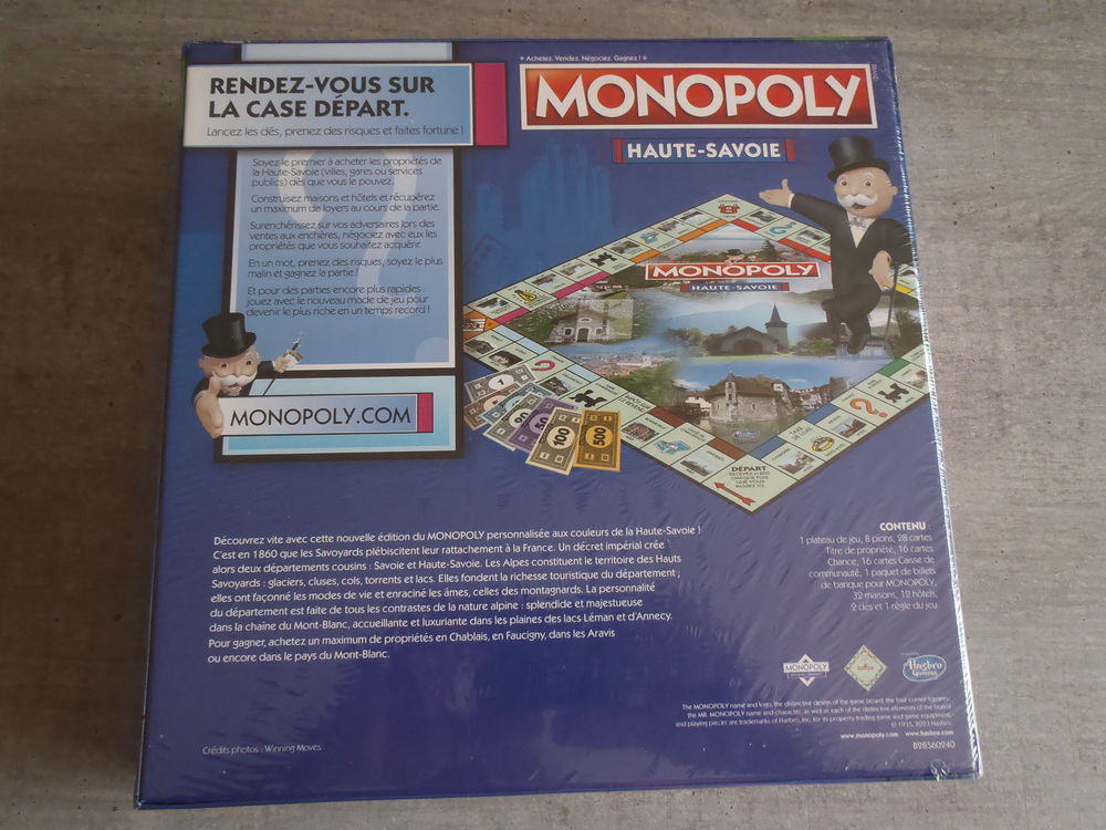 Monopoly Haute Savoie sous blister. Jeux / jouets