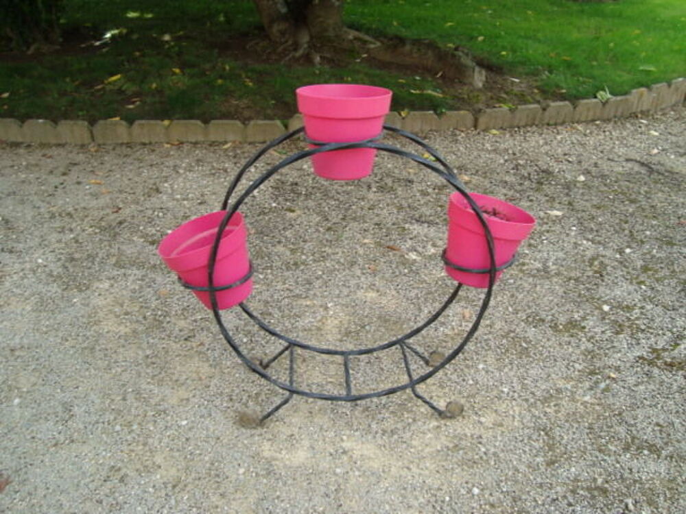 porte pots fer forge Décoration