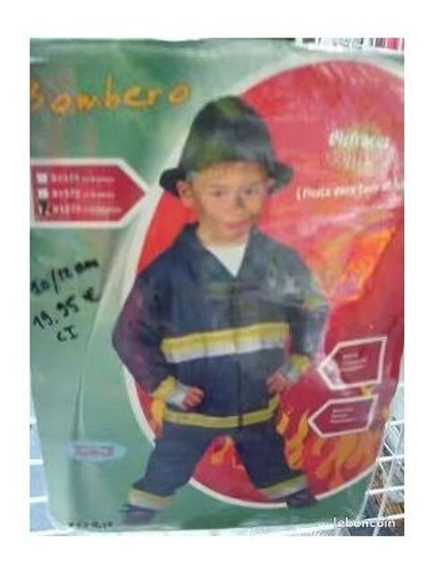 Costume Enfant Pompier 10/12 Ans
14 Saint-Zacharie (83)