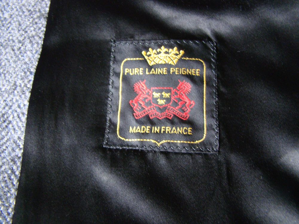 Manteau Pardessus pure laine T. 46 vintage ann&eacute;es 1950 
Vêtements