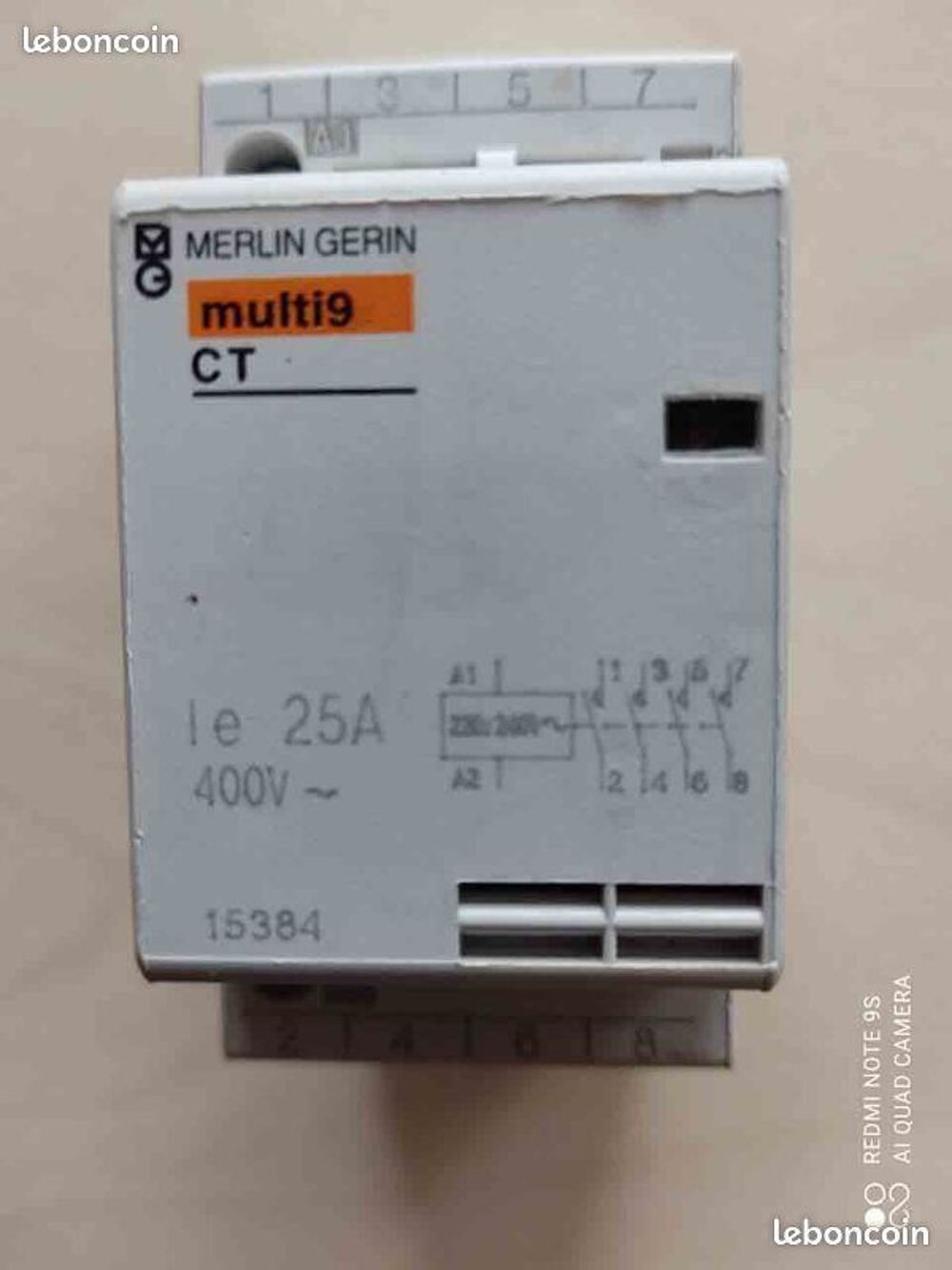 contacteur multi 9 CT 25A et 63A - 400 V Bricolage