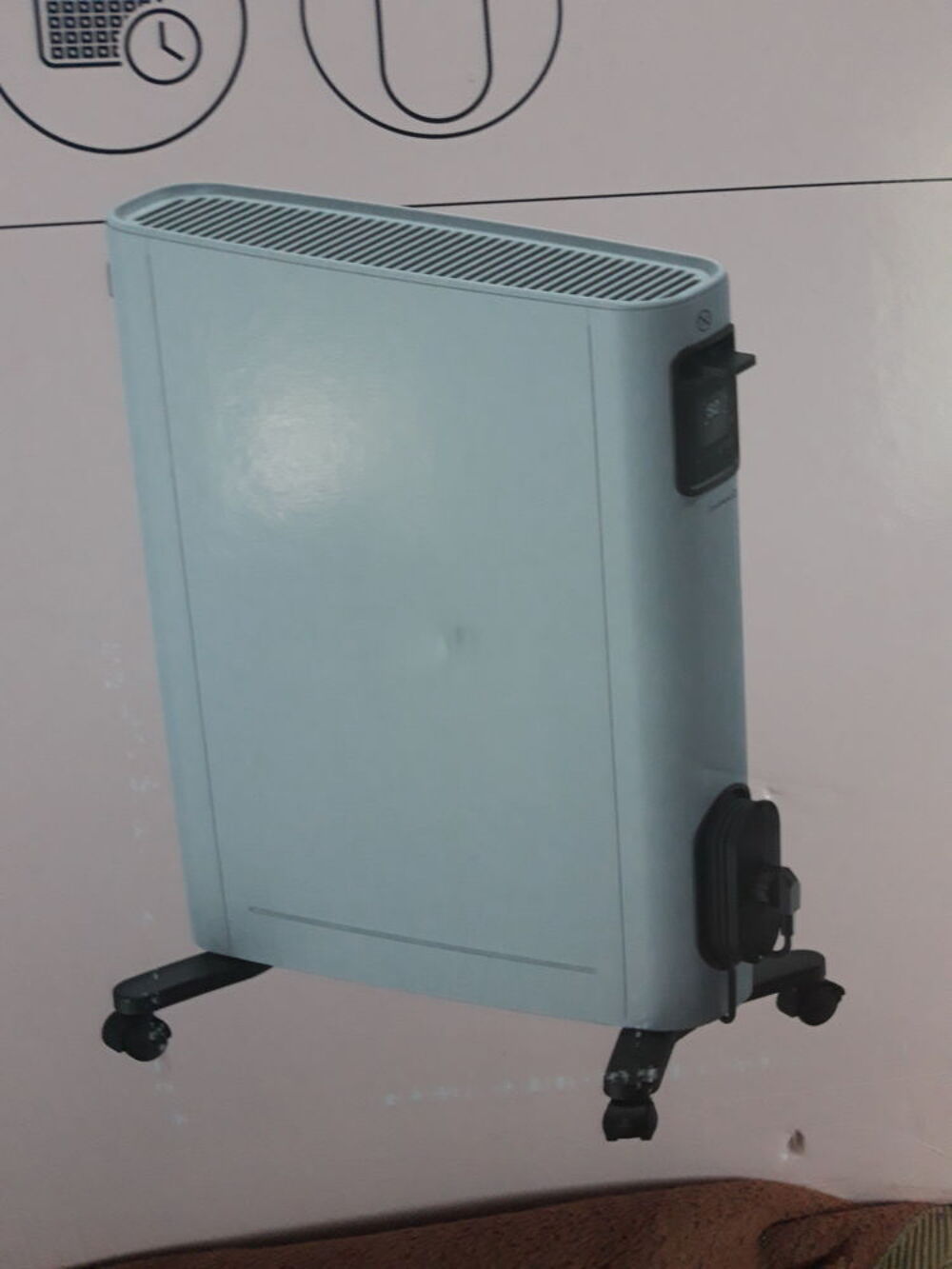 Radiateur c&eacute;ramique mobile &agrave; inertie s&egrave;che Electroménager