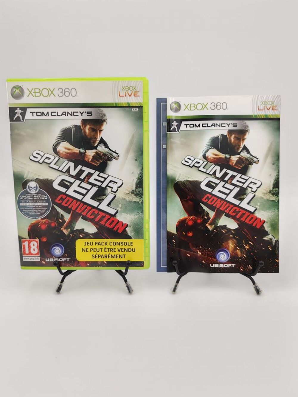 Jeu Xbox 360 Tom Clancy's Splinter Cell Conviction complet Consoles et jeux vidos