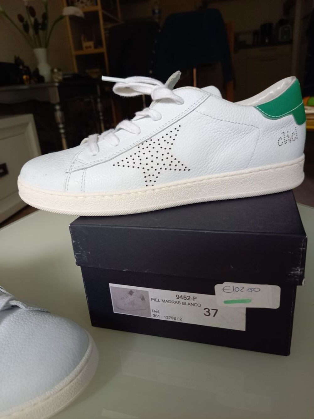 baskets blanches T37 Chaussures