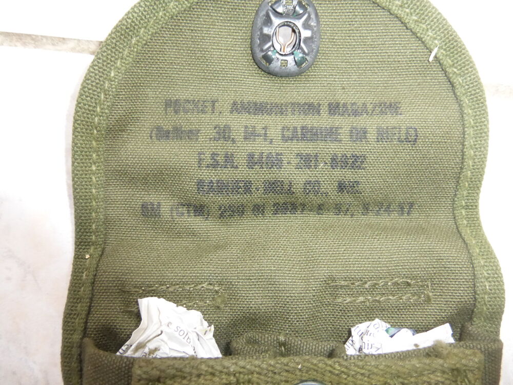 cartouchi&egrave;re Porte chargeurs US arm&eacute;e USA pour USM1 1957 