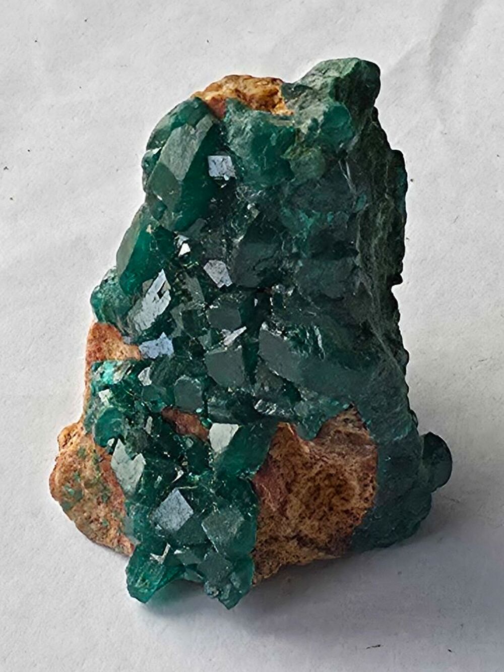 Pierre de collection Dioptase 43g-Min&eacute;ral authentique Congo 