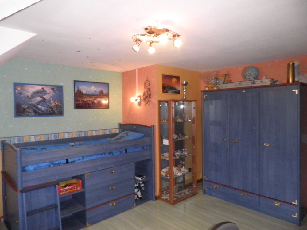 Belle chambre style marin bureau &eacute;tag&egrave;res commode .... Mobilier enfants