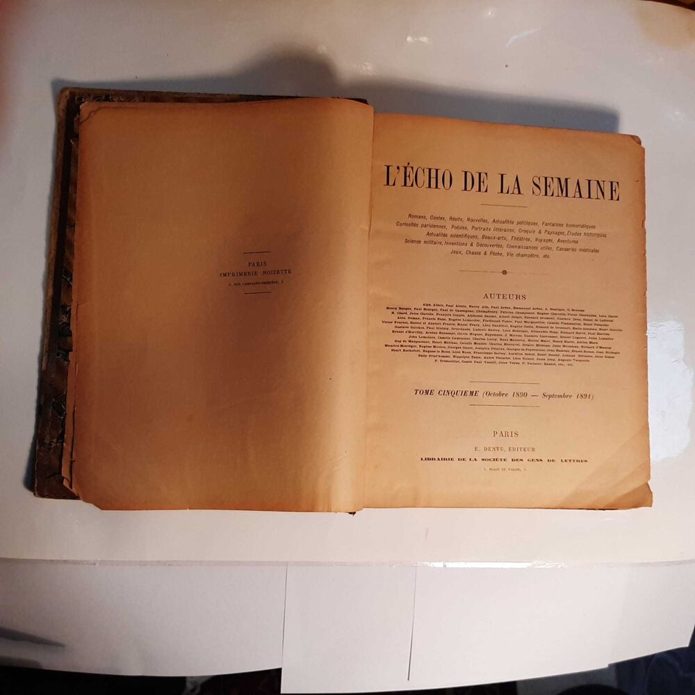 Journal ancien rare. 