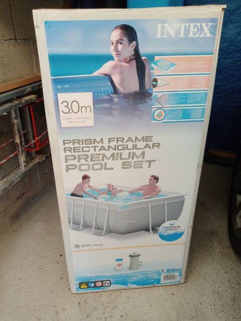 Piscine tubulaire rectangulaire Intex Prism Fram 220 Nouzonville (08)