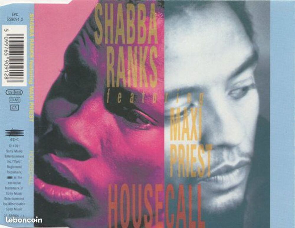 CD, Maxi-Single Shabba Ranks Featuring Maxi Priest Housecall CD et vinyles