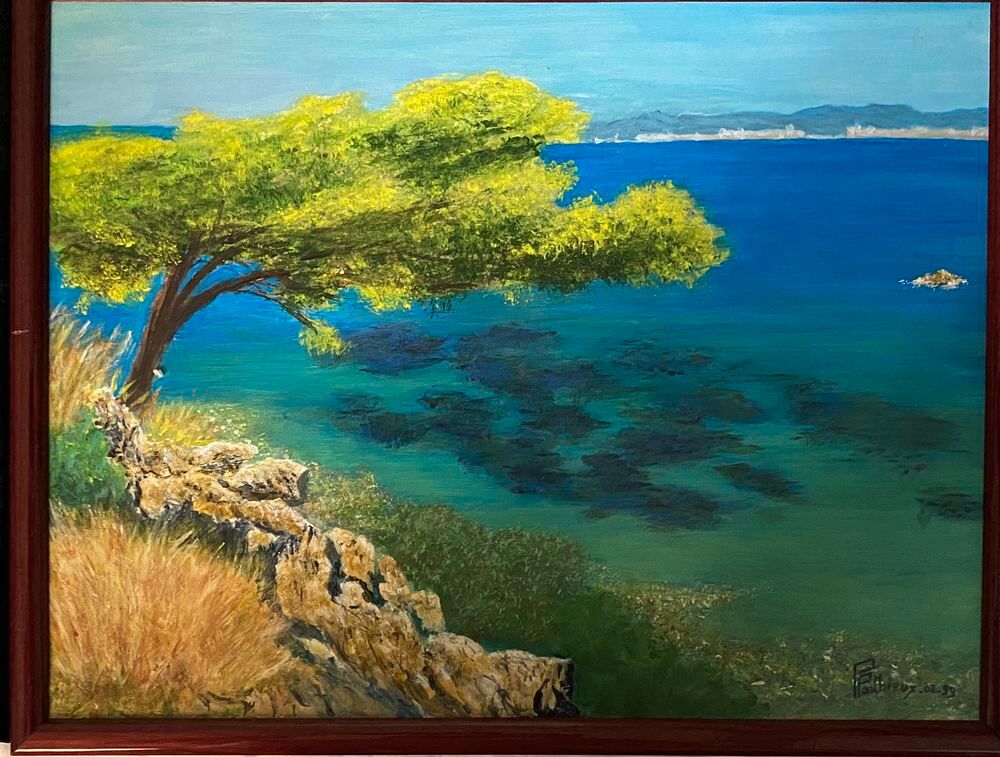 60 tableaux du 20eme Peinture diverses acryliques paysages Décoration