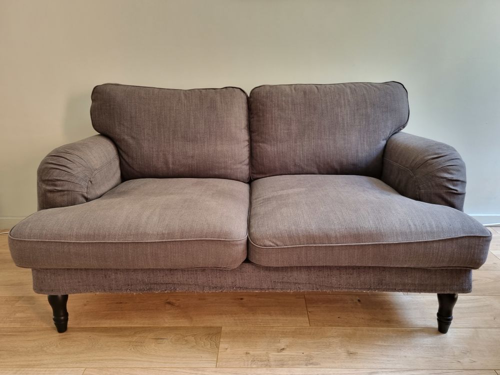 Canap&eacute; Ikea Stocksund 2 places gris anthracite Meubles