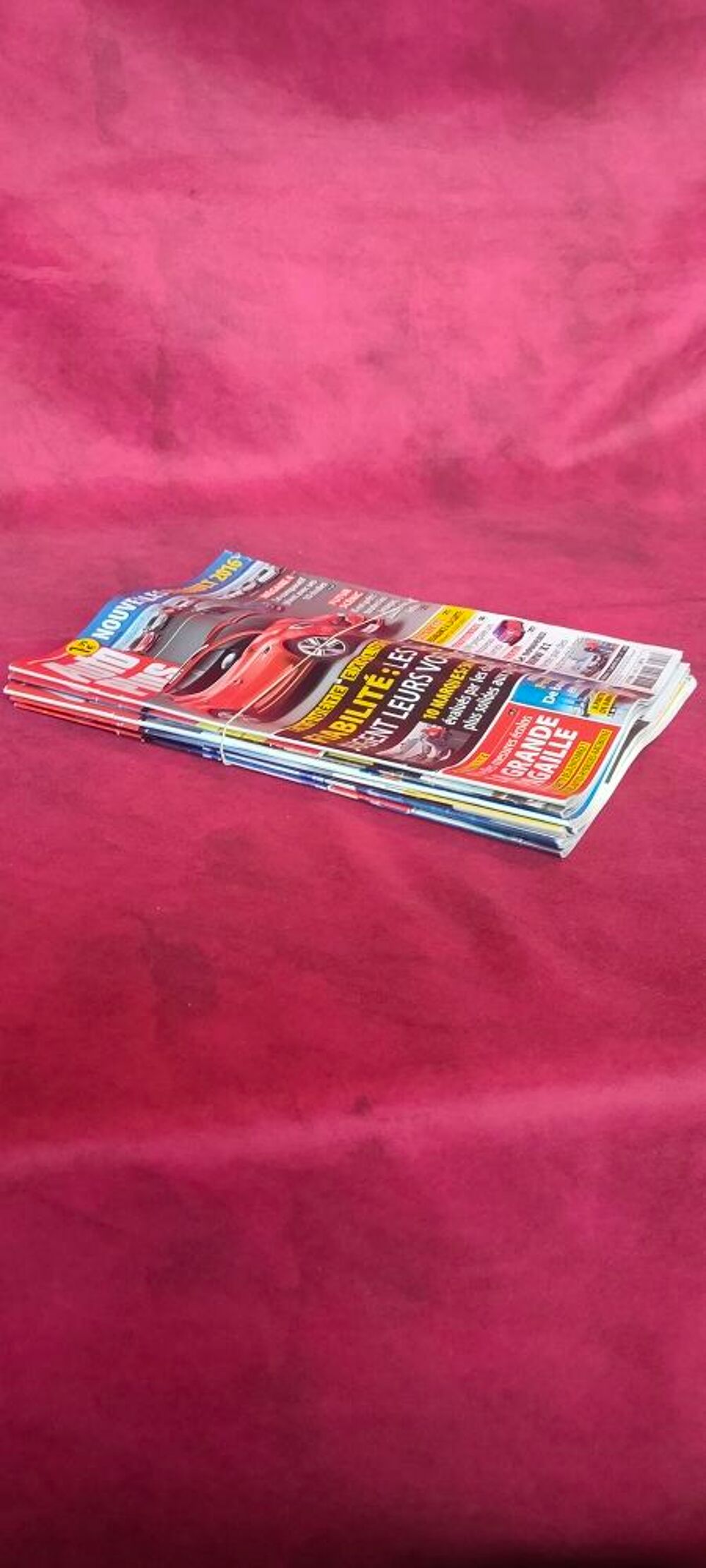 7 magazines Auto plus ann&eacute;e 2016 Livres et BD