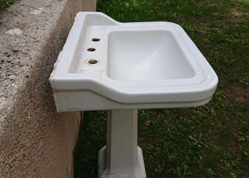 Lavabo sur pied Bricolage