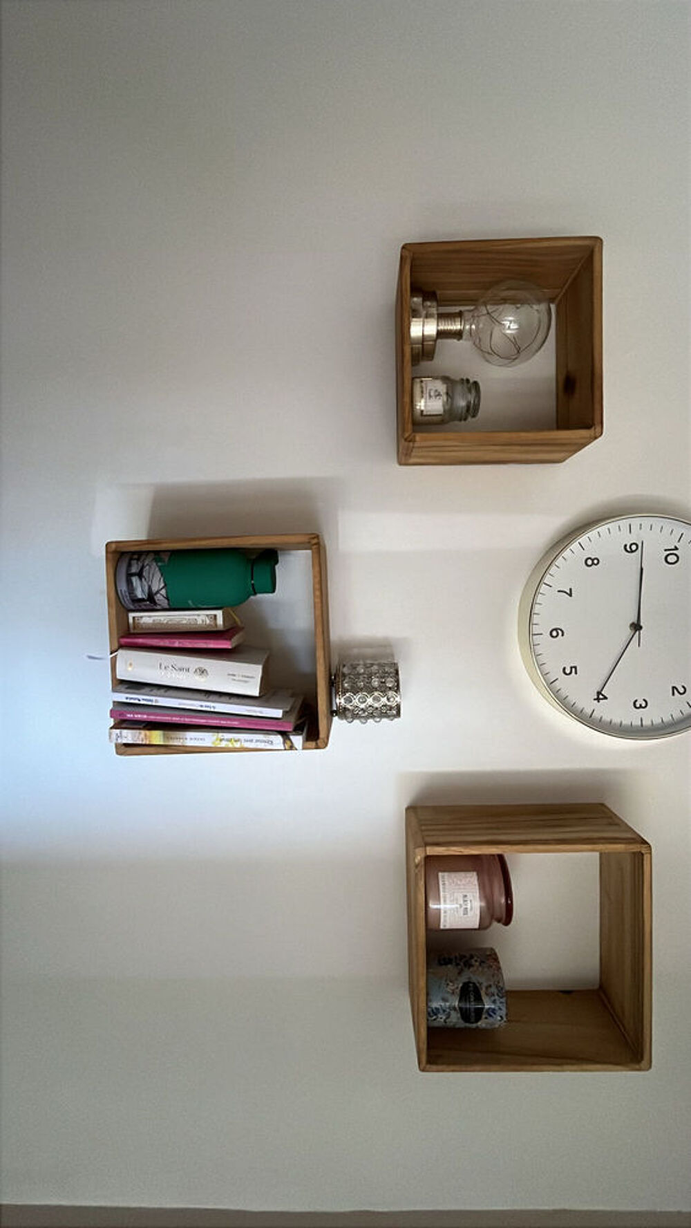 &eacute;tag&egrave;re cube murale Décoration