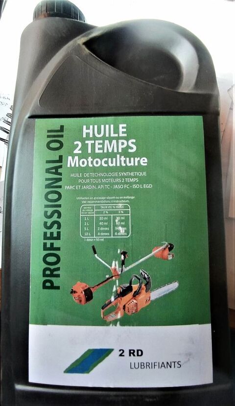 Huile professionnelle motoculture pour moteurs 2 temps 10 Sarpourenx (64)