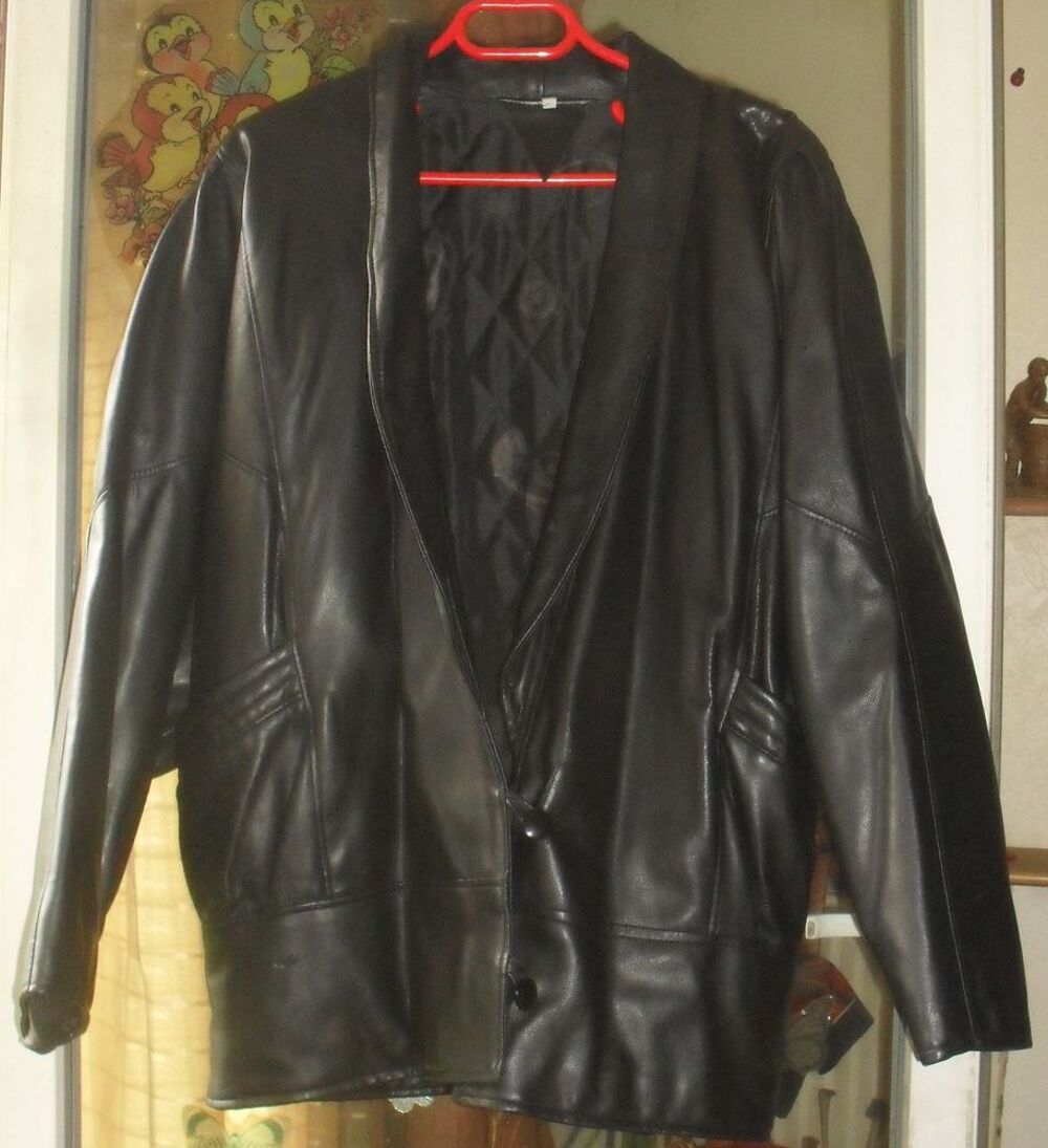 Veste en cuir Femme taille L Vtements