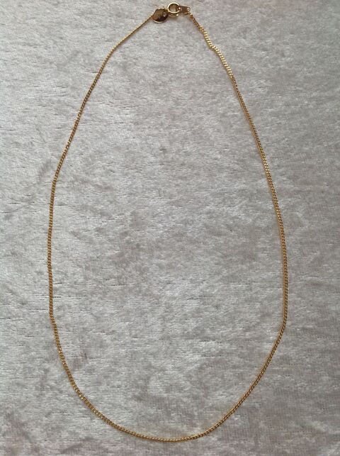 COLLIER CHAINE DORÉ FINE DE 42cm Envoi Possible
6 Trégunc (29)