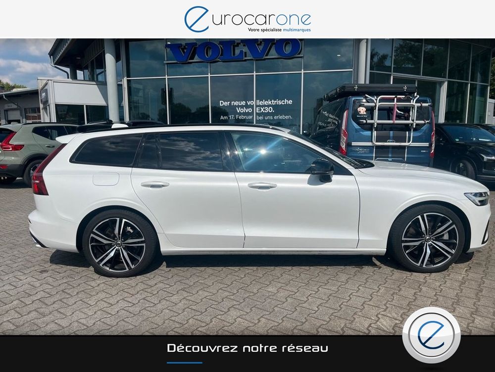 V60 T6 AWD Recharge 253 ch + 87 ch Geartronic 8 R-Design 2021 occasion 69007 Lyon
