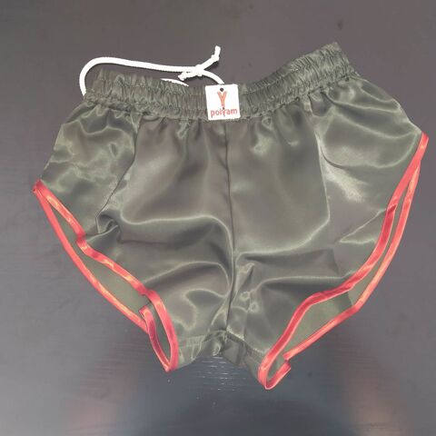 Short Vintage Nylon Polyamid Bronze rouge 3 size S40 M44 L48 32 Lyon 3 (69)