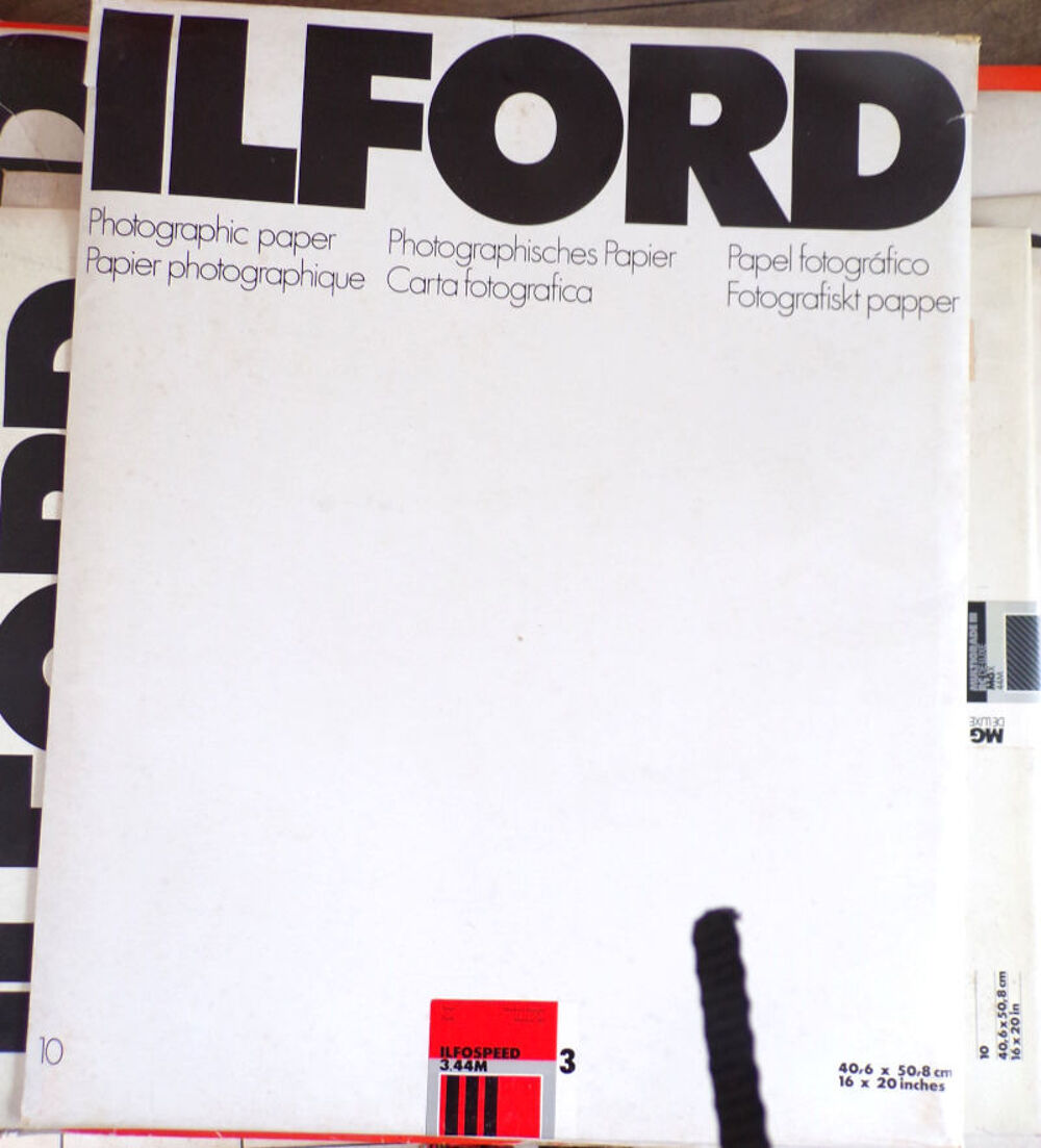 Ilford papier photographique Ilfospeed 3.44M 3 40,6x50,8 cm Photos/Video/TV
