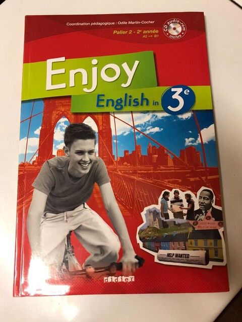 Livre d'anglais Enjoy English 3�me 11 Strasbourg (67)