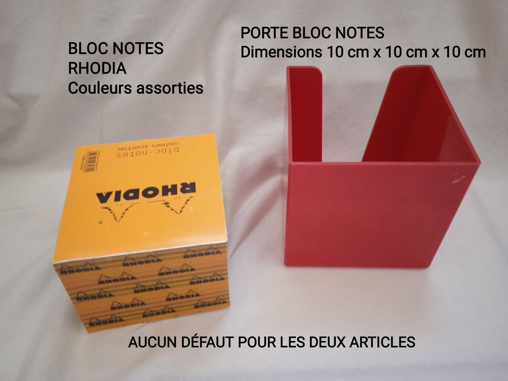 Porte bloc notes et un bloc notes Matériel informatique