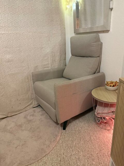 Fauteuil relax beige 50 Annemasse (74)