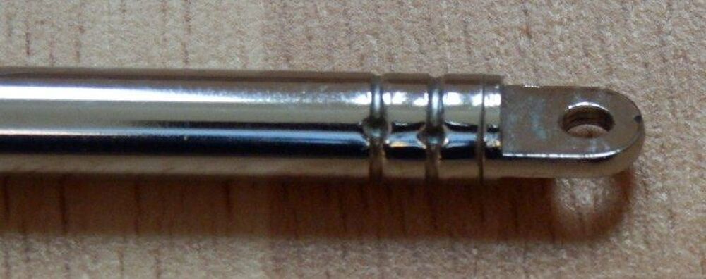 Antenne t&eacute;lescopique de 21 &agrave; 54,5 cm m&eacute;tal : TBE Bricolage