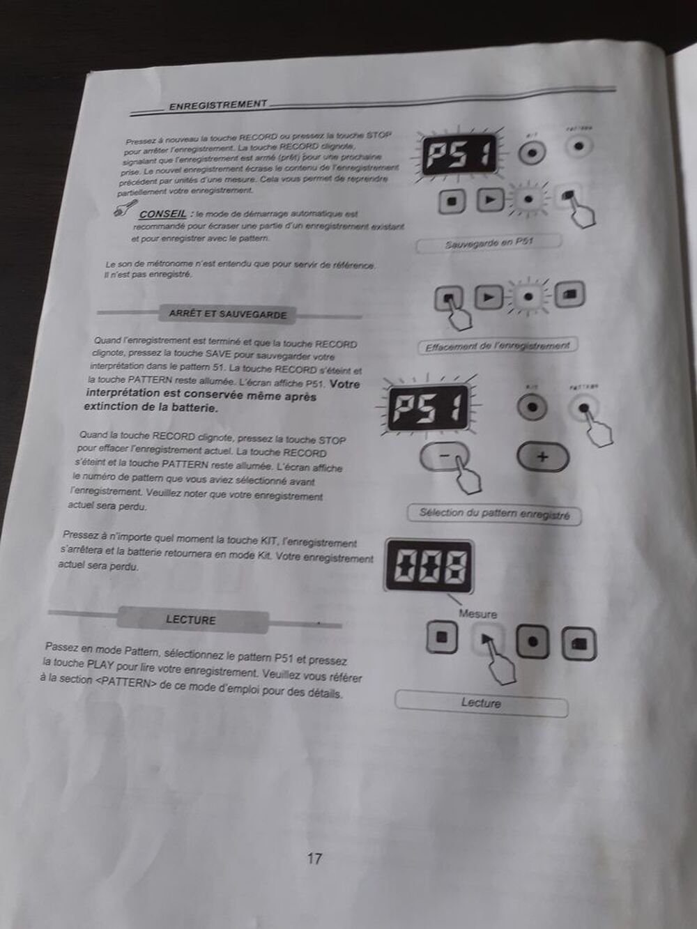 Batterie num&eacute;rique Drumtek ED 600 Instruments de musique