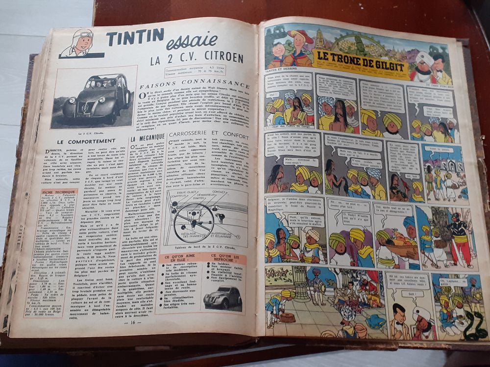 RELIURE JOURNAL DE TINTIN 1952 Livres et BD