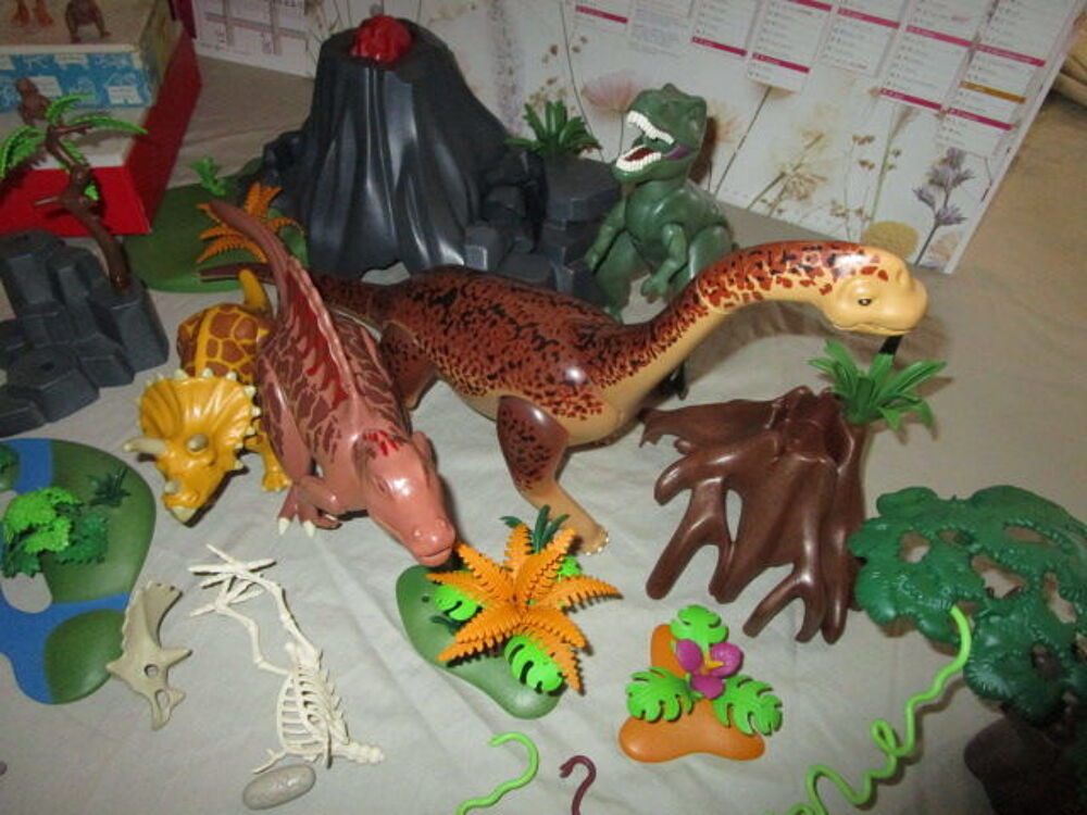 lot dinosaure playmobil + vegetation 
Jeux / jouets