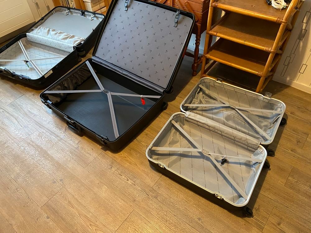 Lot de 3 valises possibilit&eacute; au detail Maroquinerie