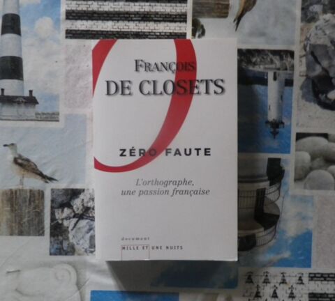 ZERO FAUTE par Franois de CLOSETS Ed. Mille et une nuits 4 Bubry (56)