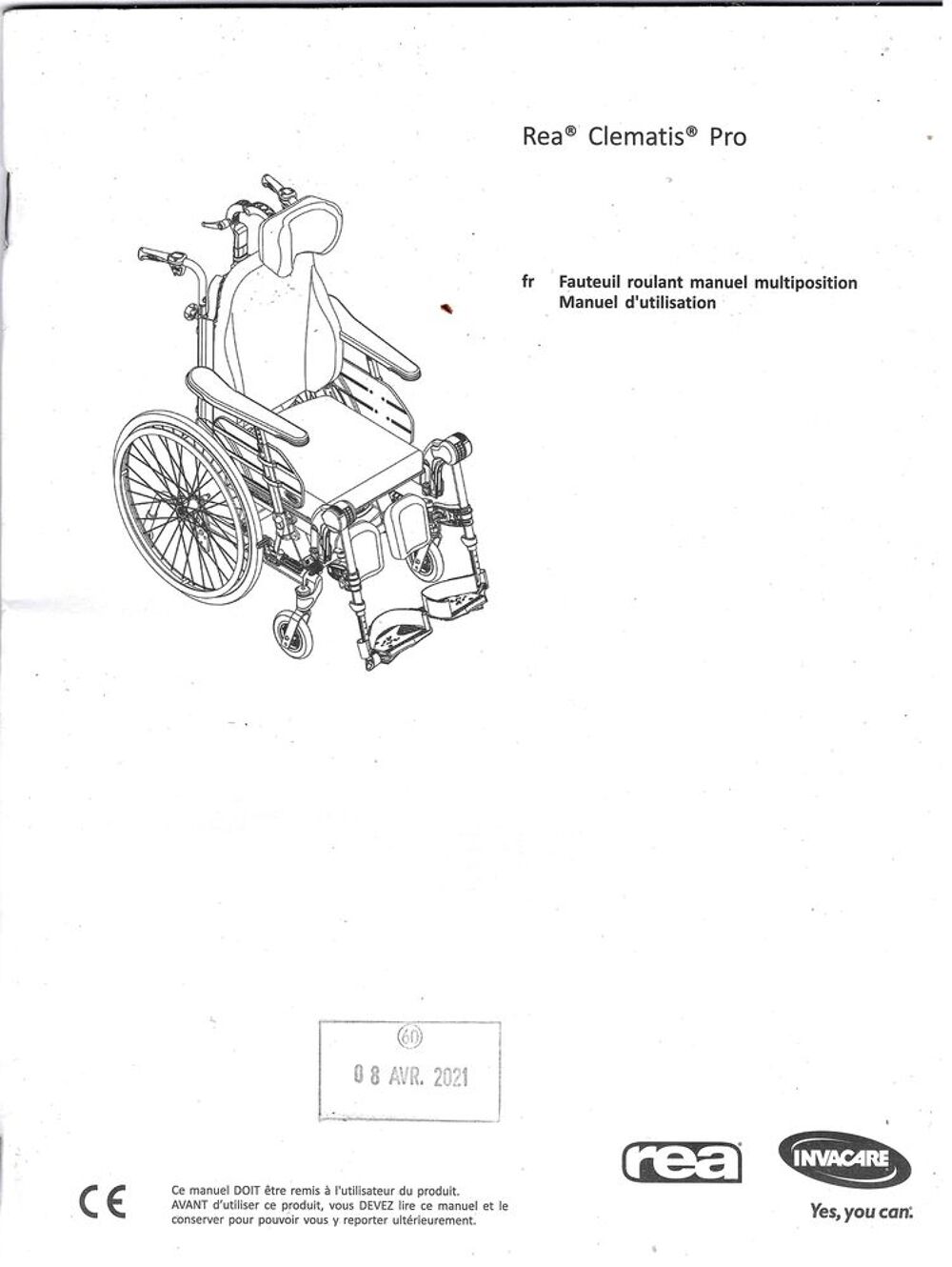 fauteuil roulant Rea Climatis Meubles