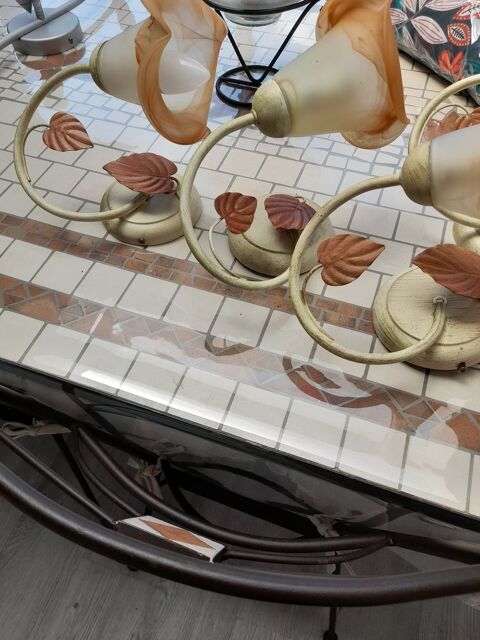 4 appliqu�s mural avec ampoules, bon �tat de fonctionnement 15 Douai (59)