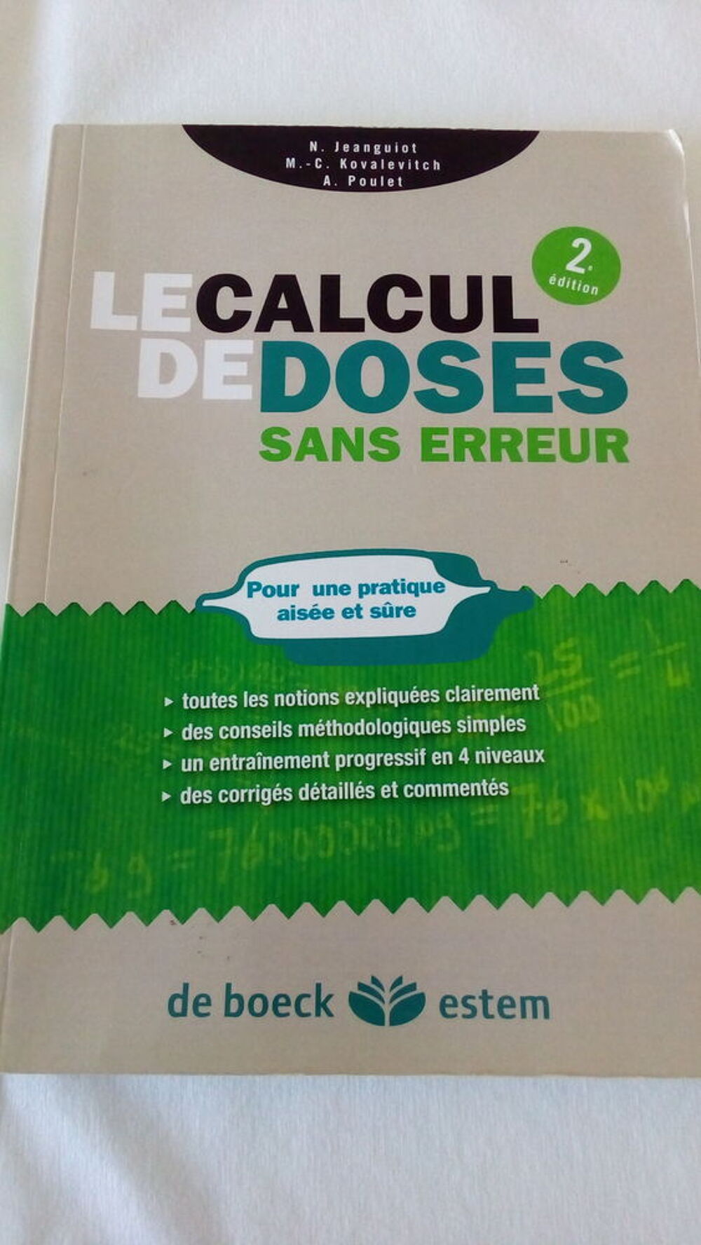 Le calcul de doses sans erreur. Livres et BD