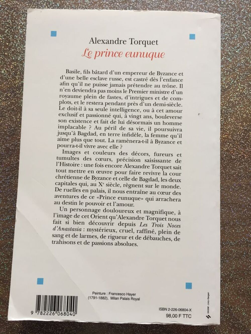 Livre Le prince eunuque Livres et BD